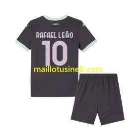 Maillot de Foot AC Milan Rafael Leao 10 Troisième 2024-25 - Enfant
